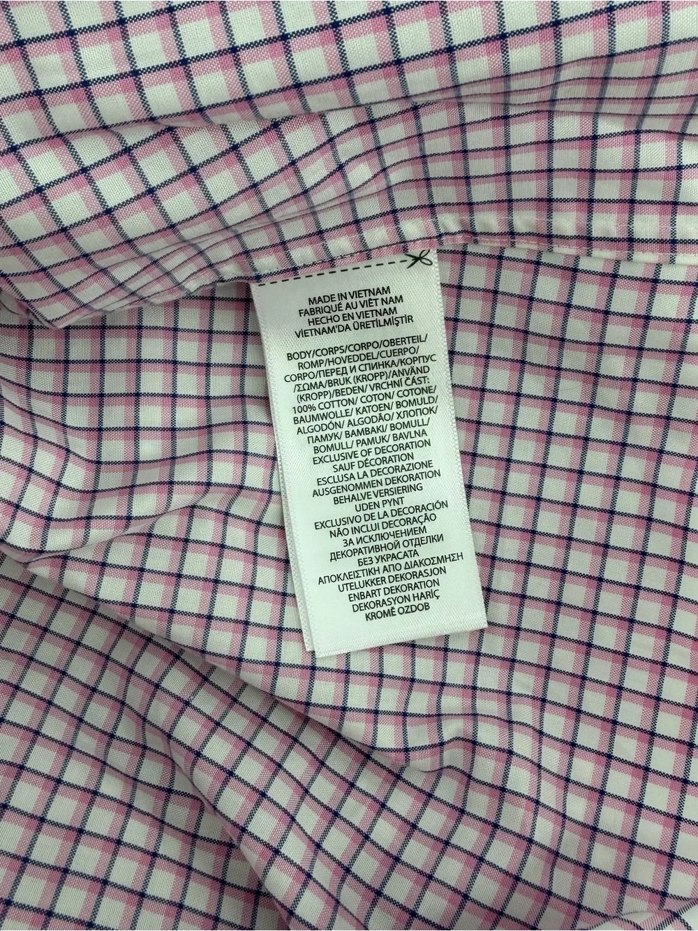 Polo Ralph Lauren Large Shirt Mens Pink Blue Check Plaid Long Sleeve Button Down